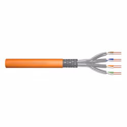 Digitus Câble d’installation à paire torsadée CAT 7 S-FTP, AWG 23/1, 100 m, Cat7, S/FTP (S-STP)