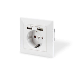 Digitus Prise de courant avec 2 ports USB