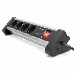 Digitus Bloc 4 prises de bureau avec 2 raccords USB - Vue supplémentaire 5