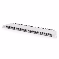 Digitus CAT 6A, panneau de brassage à haute densité de classe EA, blindé, Or, Cat6a, 30 N ( 1 kilogrammeforce = 9,81 Newton), ...