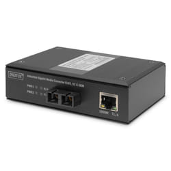 Digitus Convertisseur de médias Gigabit industriel, RJ45, SC, 0,5 km