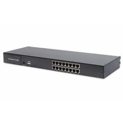 Digitus Commutateur clavier-vidéo-souris Cat.5 modulaire, 16 ports