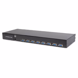 Digitus Console modulaire avec écran TFT de 17 po (43,2 cm), 8 port clavier-vidéo-souris et pavé tactile, clavier allemand - Vue supplémentaire 4
