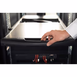 Digitus Console modulaire avec écran TFT de 17 po (43,2 cm), 1 port clavier-vidéo-souris et pavé tactile, clavier turc