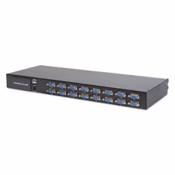Digitus Console modulaire avec écran TFT de 17 po (43,2 cm), 16 ports clavier-vidéo-souris et pavé tactile, clavier italien - Vue supplémentaire 5