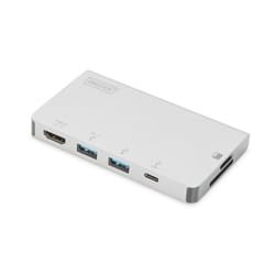 Digitus Station d'accueil de voyage multi-ports USB Type-C™, 6 ports