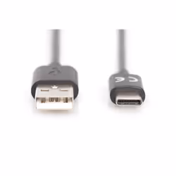 Digitus AK-990960-018-S câble USB 1,8 m USB 2.0 USB C USB A Noir