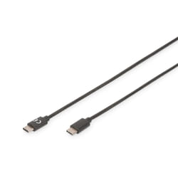ASSMANN Electronic AK-880908-010-S câble USB 1 m USB 2.0 USB C Noir