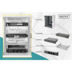 Digitus Pack réseau de 254 mm (10")