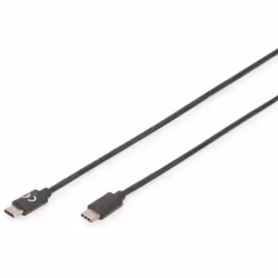 Digitus , 3 m, USB C, USB C, USB 2.0, 480 Mbit/s, Noir