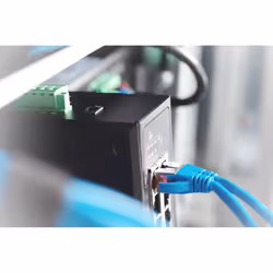Digitus Commutateur réseau 7 ports Gigabit Ethernet PoE, industriel, non administrable, 1 port DP