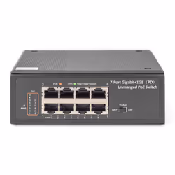 Digitus Commutateur réseau 7 ports Gigabit Ethernet PoE, industriel, non administrable, 1 port DP - Vue supplémentaire 5