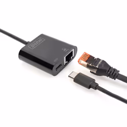 Digitus Adaptateur Ethernet Gigabit USB Type-C™ avec prise en charge de Power Delivery