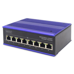ASSMANN Electronic DN-651119 commutateur réseau Gigabit Ethernet (10/100/1000) Noir, Bleu