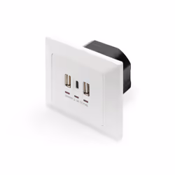 Digitus Boîtier de chargement pour smartphones/tablettes avec 2 x USB A, 1 x USB Type-C™, 3100 mA, UP, 2 x USB A + 1 x USB C, ...