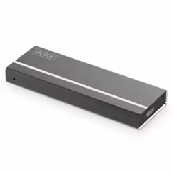 Digitus Mini-boîtier pour disque SSD M.2 NVMe PCIe, USB 3.1 Type-C™, Enceinte ssd, M.2, M.2, 10 Gbit/s, Connectivité USB, Noi ...