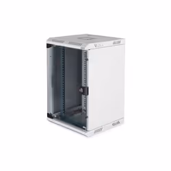 Digitus Boîtier mural combiné 254 mm (10") et 482,6 mm (19"), Rack monté sur le mur, 10U, 30 kg, Verrouillage des touches, Ge ...