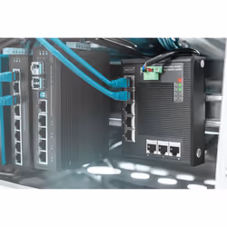 Digitus Switch réseau Gigabit Ethernet 8 ports, plat, industriel, non administrable - Vue supplémentaire 5