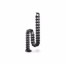ASSMANN Electronic DA-90505, Support de câbles courbes, 130 m, Acrylonitrile-Butadiène-Styrène (ABS), Métal, Noir