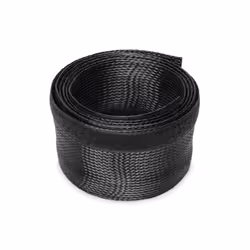 Digitus Gaine de câbles flexible avec fermeture auto-agrippante, Manchon de câbles, Polyester, Noir