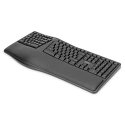 Digitus Clavier ergonomique, sans fil, 2,4 GHz