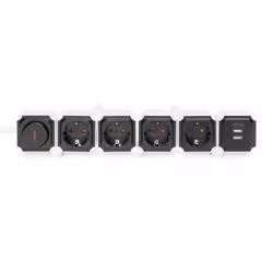 Digitus Barrette flexible de 4 prises avec 2 ports USB et interrupteur - Vue supplémentaire 10