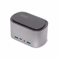 Digitus Station d'accueil USB-C™ à 11 ports avec boîtier pour disque SSD (M.2), Avec fil, USB 3.2 Gen 1 (3.1 Gen 1) Type-C, 1 ...
