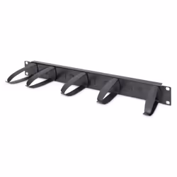 Digitus Panneau de rangement de câbles avec anneaux de câbles remplaçables pour armoires de 482,6 mm (19 po), Panneau de gest ...