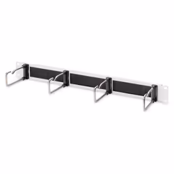 Digitus Panneau de rangement pour câbles avec supports en acier et passe-câble à brosse pour armoires de 482,6 mm (19 po), 1U ...