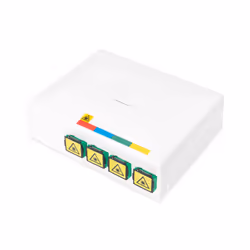 Digitus Boîtier FTTX pour 4 x couplages SC SX, Blanc, IP45, 80 mm, 30 mm, 100 mm, 400 g