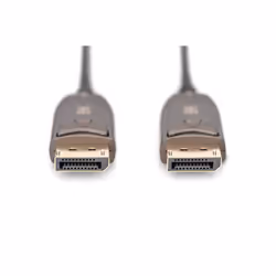 Digitus Câble de fibre optique hybride DisplayPort™ AOC, UHD 8K, 30 m, 30 m, DisplayPort, DisplayPort, Mâle, Mâle, 7680 x 432 ...