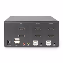 Digitus Commutateur KVM, 2 ports, Double affichage, 4K, HDMI® - Vue supplémentaire 4