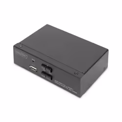 Digitus Commutateur KVM, 2 ports, Simple affichage, 4K, HDMI®, 3840 x 2160 pixels, 4K Ultra HD