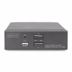 Digitus Commutateur KVM, 2 ports, Simple affichage, 4K, HDMI® - Vue supplémentaire 4