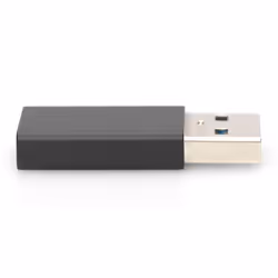 Digitus AK-300524-000-S changeur de genre de câble USB A USB-C jack Noir