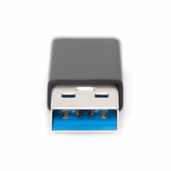 Digitus AK-300524-000-S changeur de genre de câble USB A USB-C jack Noir - Vue supplémentaire 4