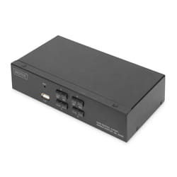 Digitus Commutateur KVM, 4 ports, Simple affichage, 4K, HDMI®