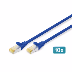 Digitus Câble de brassage CAT 6A S/FTP, 10 pièces