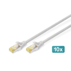 Digitus Câble de brassage CAT 6A S/FTP, 10 pièces