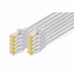 Digitus Câble de brassage CAT 6A S/FTP, 10 pièces