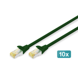 Digitus Câble de brassage CAT 6A S/FTP, 10 pièces