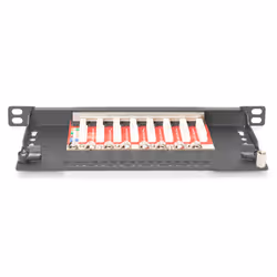 Digitus CAT 6A, panneau de brassage à haute densité de classe EA, blindé, 8 ports, 0,5 UH, 10", noir - Vue supplémentaire 4