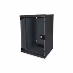 Digitus Boîtier mural de 254 mm (10 po) - 312 x 300 mm (lxp), Rack monté sur le mur, 9U, 30 kg, Noir