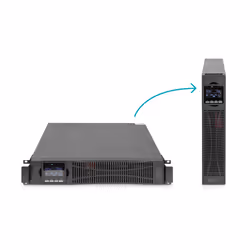 Digitus Système UPS OnLine, 3000 kVA / 3000 kW, Double-conversion (en ligne), 1,5 kVA, 3000 W, 208 V, 240 V, 16 A