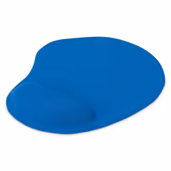 Digitus Tapis de souris ergonomique avec repose-poignets, Bleu, Monochromatique, Gel, Polyester, Polyuréthane, Repose-poignet ...