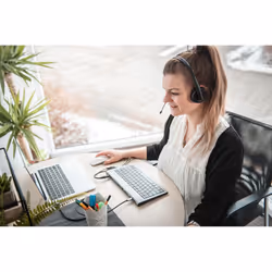 Digitus Micro-casque de bureau On Ear avec réduction de bruit, 3,5 mm, stéréo - Vue supplémentaire 6