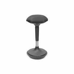 Digitus Tabouret ergonomique / aide à la station debout, réglable en hauteur avec ressort à gaz, Noir, mousse, Noir, 8,8 cm,  ...