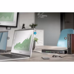 Digitus Commutateur KVM, 4 ports, 4K 60 Hz, 4 x entrées DP, 1 x sortie DP/HDMI