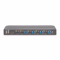 Digitus Commutateur KVM, 4 ports, 4K 60 Hz, 4 x entrées DP, 1 x sortie DP/HDMI - Vue supplémentaire 7