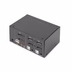 Digitus Commutateur KVM, 2 ports, Double affichage, 4K, DisplayPort® - Vue supplémentaire 4